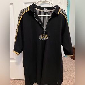 Men’s Rewind Quarter Zip Pullover with word REWIND on it